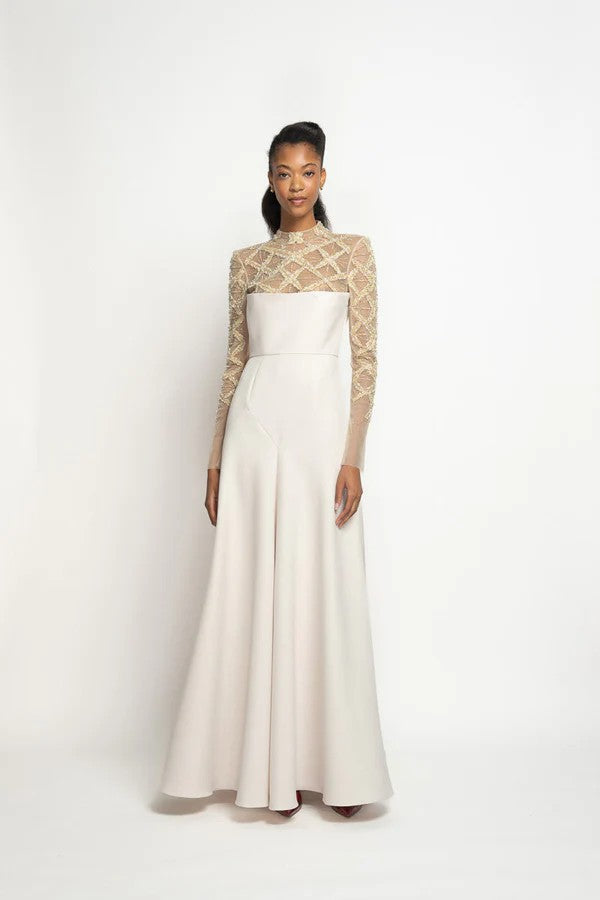 Stone Cady and Tulle Gown