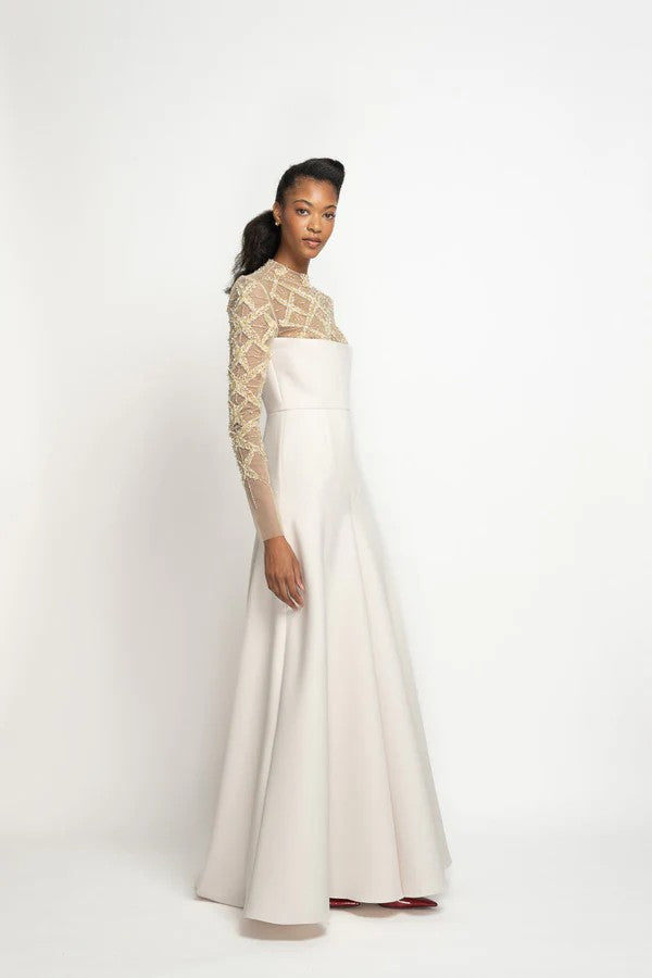 Stone Cady and Tulle Gown