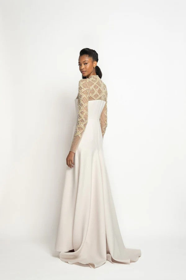 Stone Cady and Tulle Gown