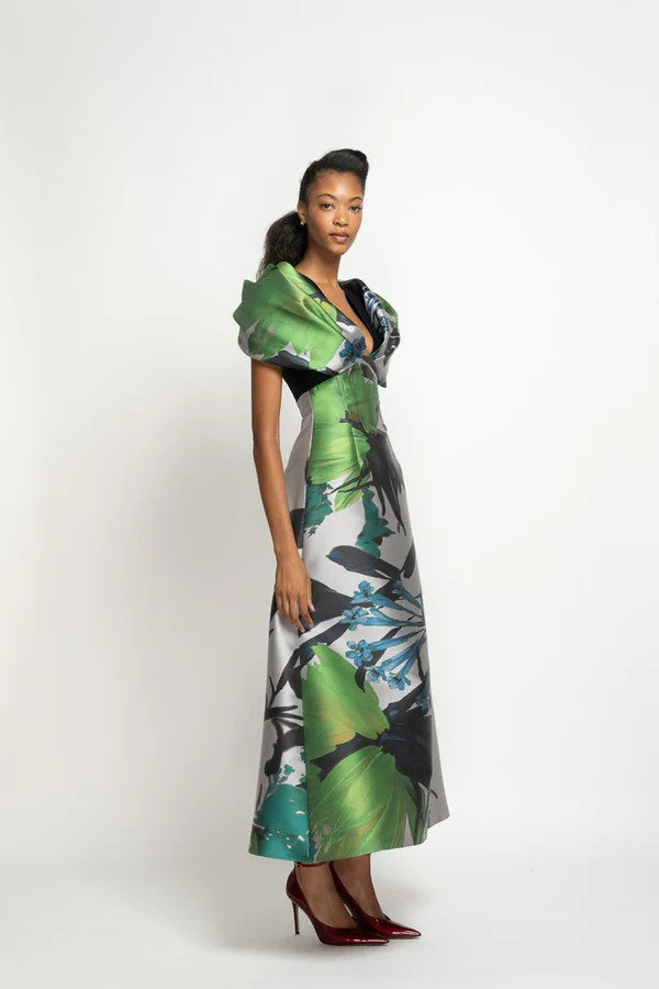 Lata Printed Barathera A-Line Dress