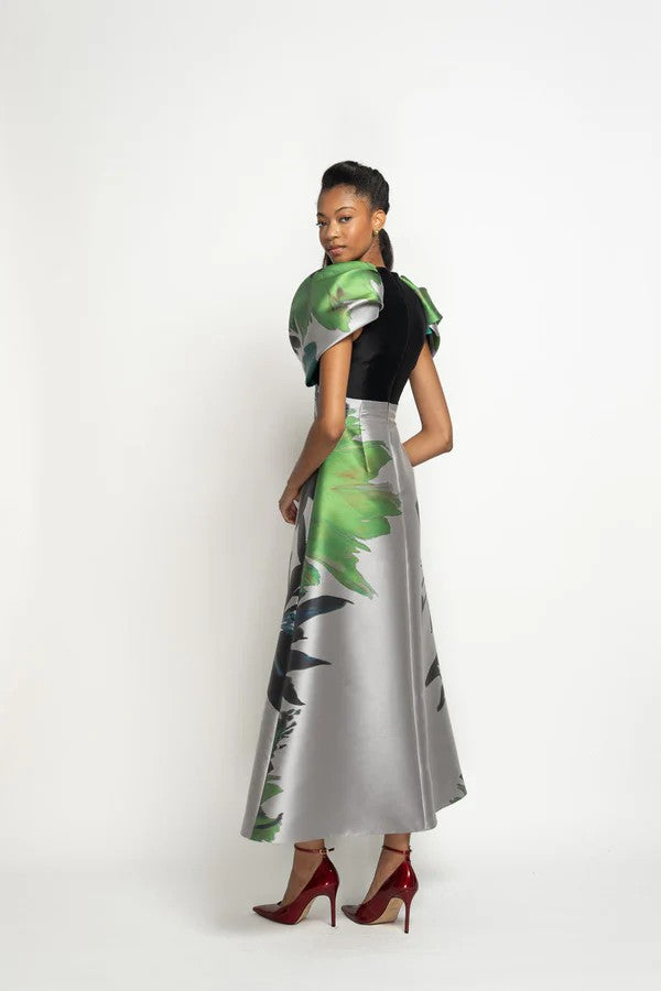 Lata Printed Barathera A-Line Dress