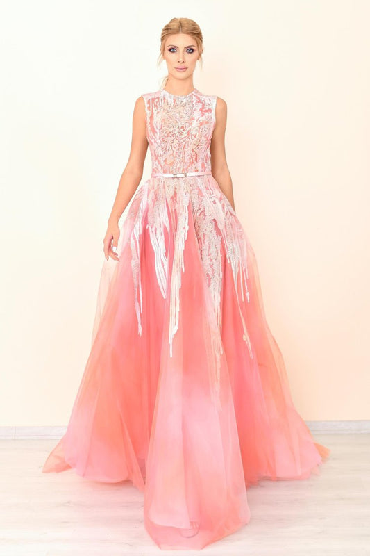 A-Line Sleeveless  Gown