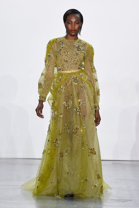 Callas Embroidered Gown