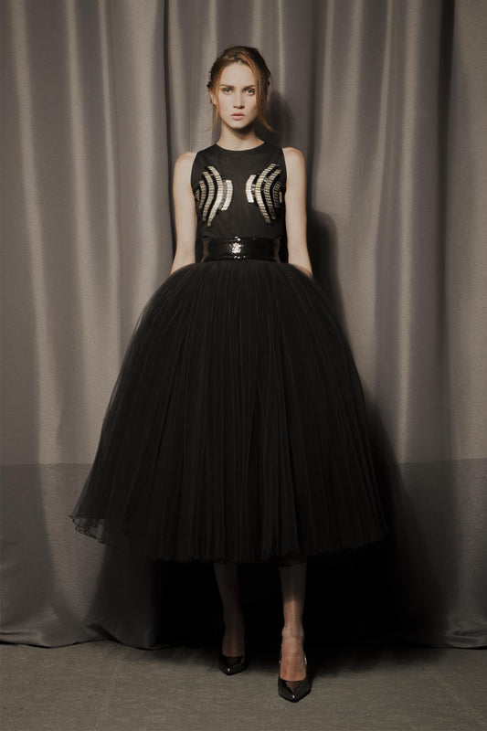 Alessia_Sleeveless Tulle Dress