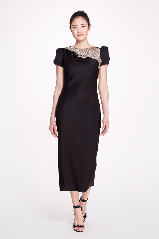 Short Sleeve  Midi Dress