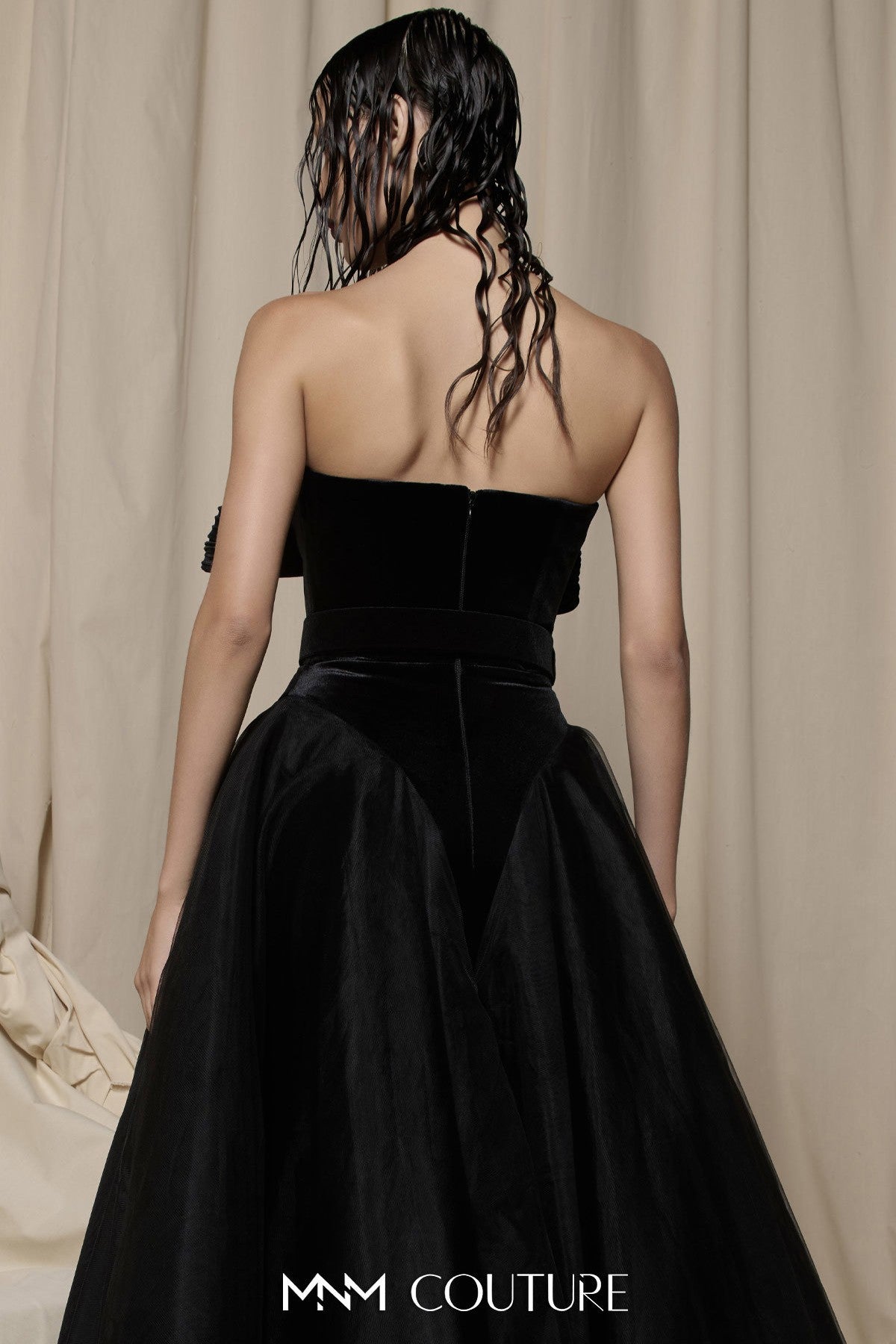 Enchanting Velvet & Tulle Ballgown