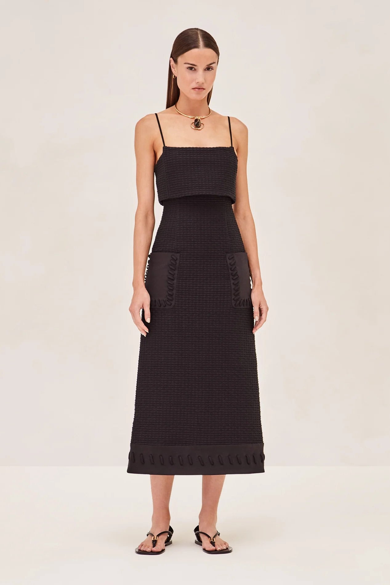 Sleeveless Noval Midi Dress