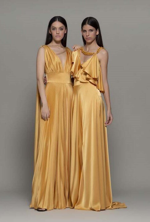 Abriola Ruffled Gown