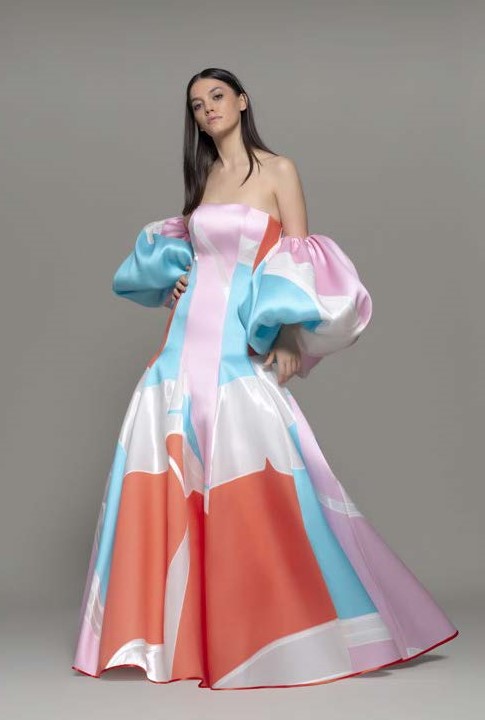 Albaredo Strapless Gown