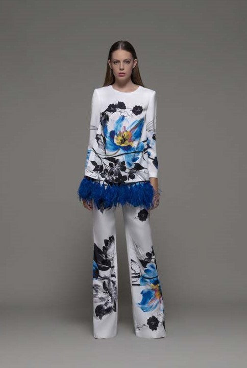 Albinea 2-Piece Floral Outfit