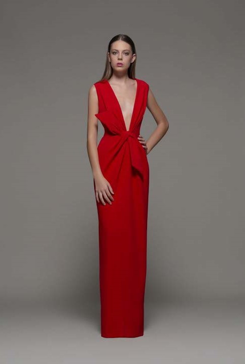Arsago Sleeveless Column Gown