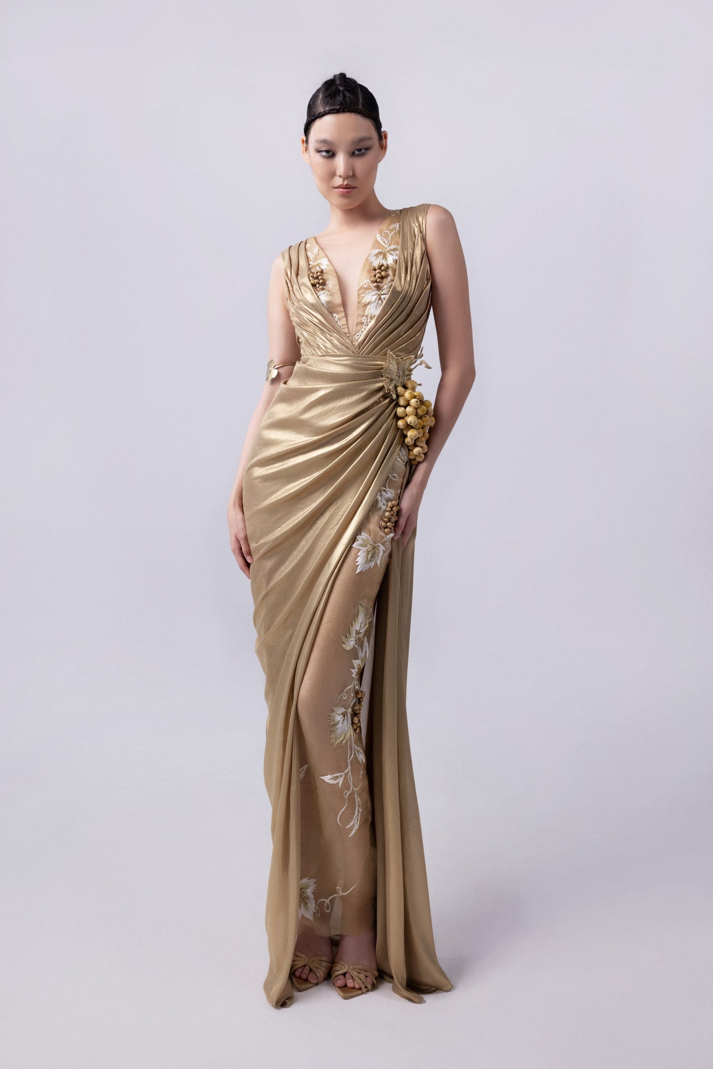 Lamé Gown