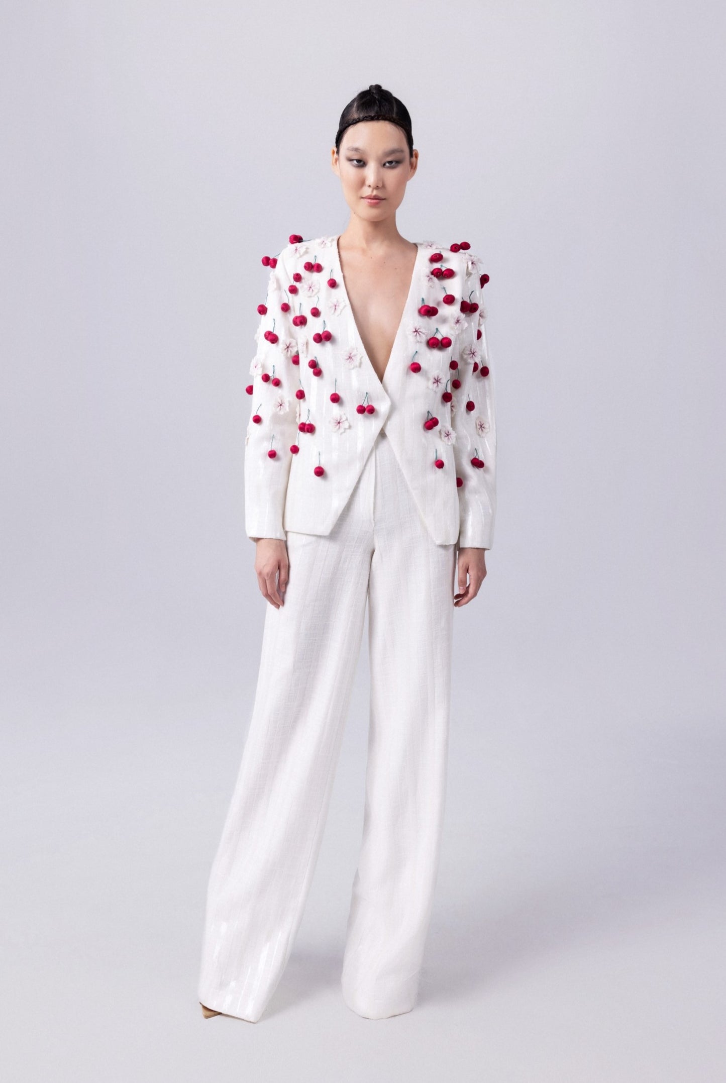 Linen Jacket with Pants