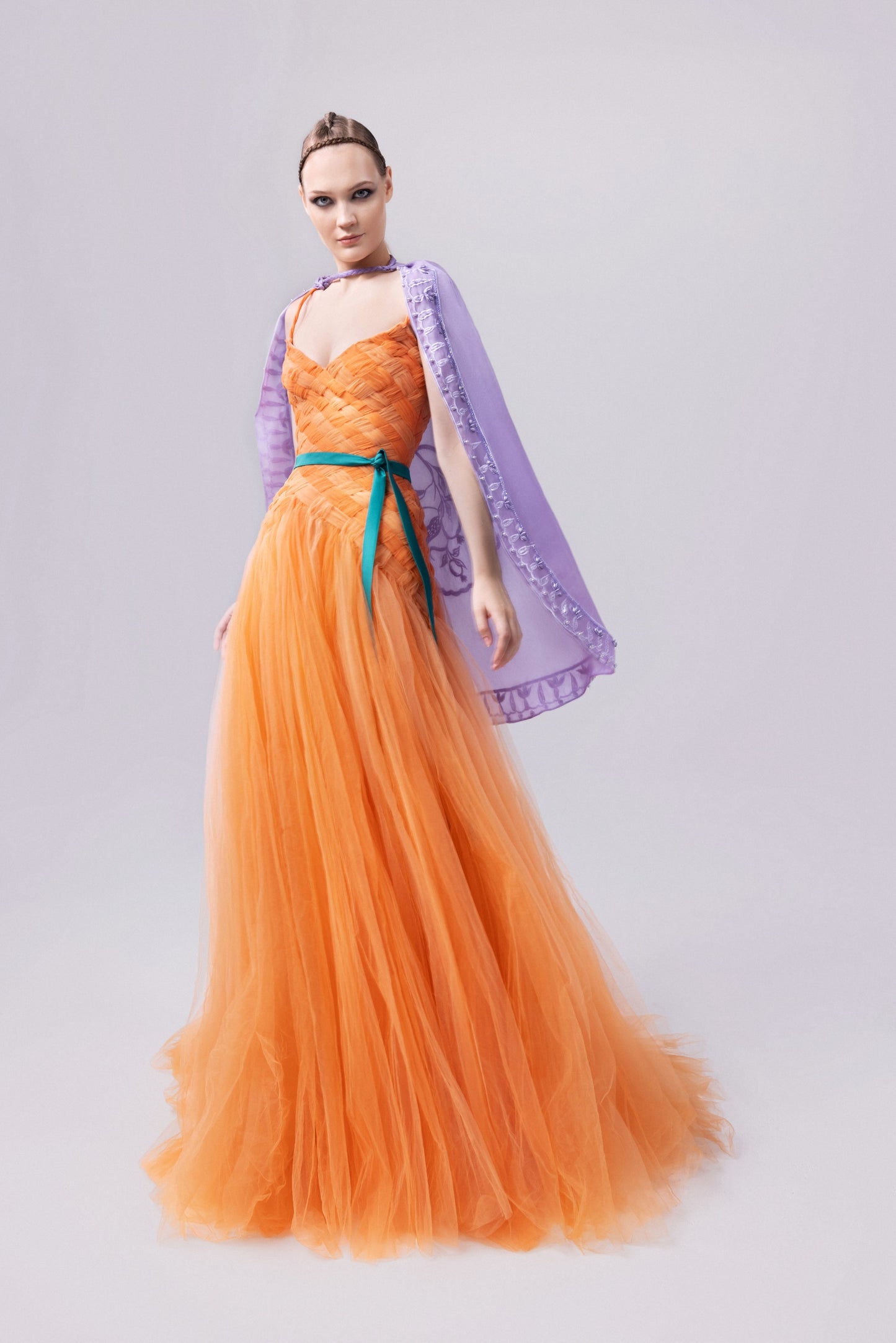 Intertwined Tulle Gown