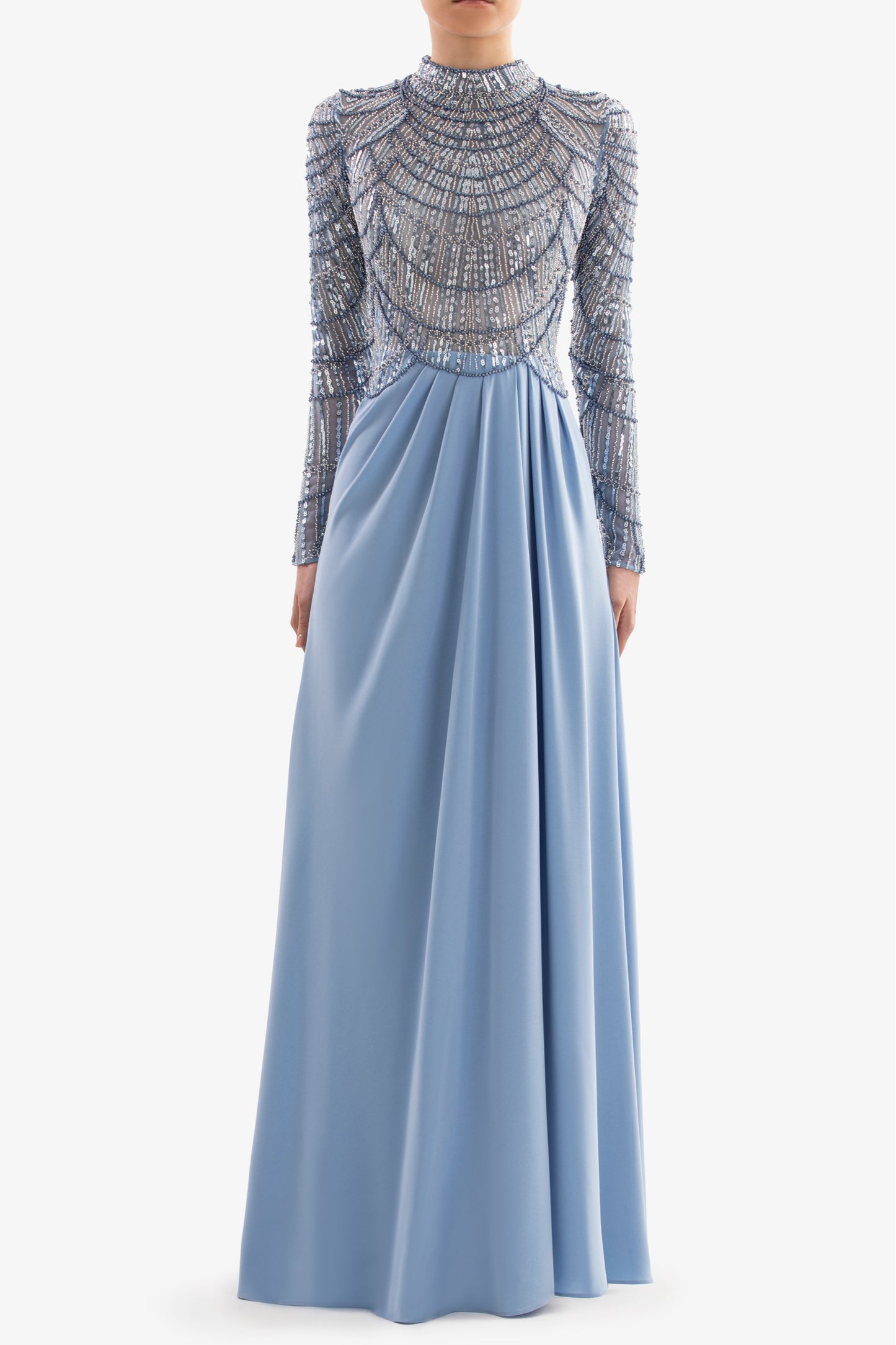 Long Beaded Gown