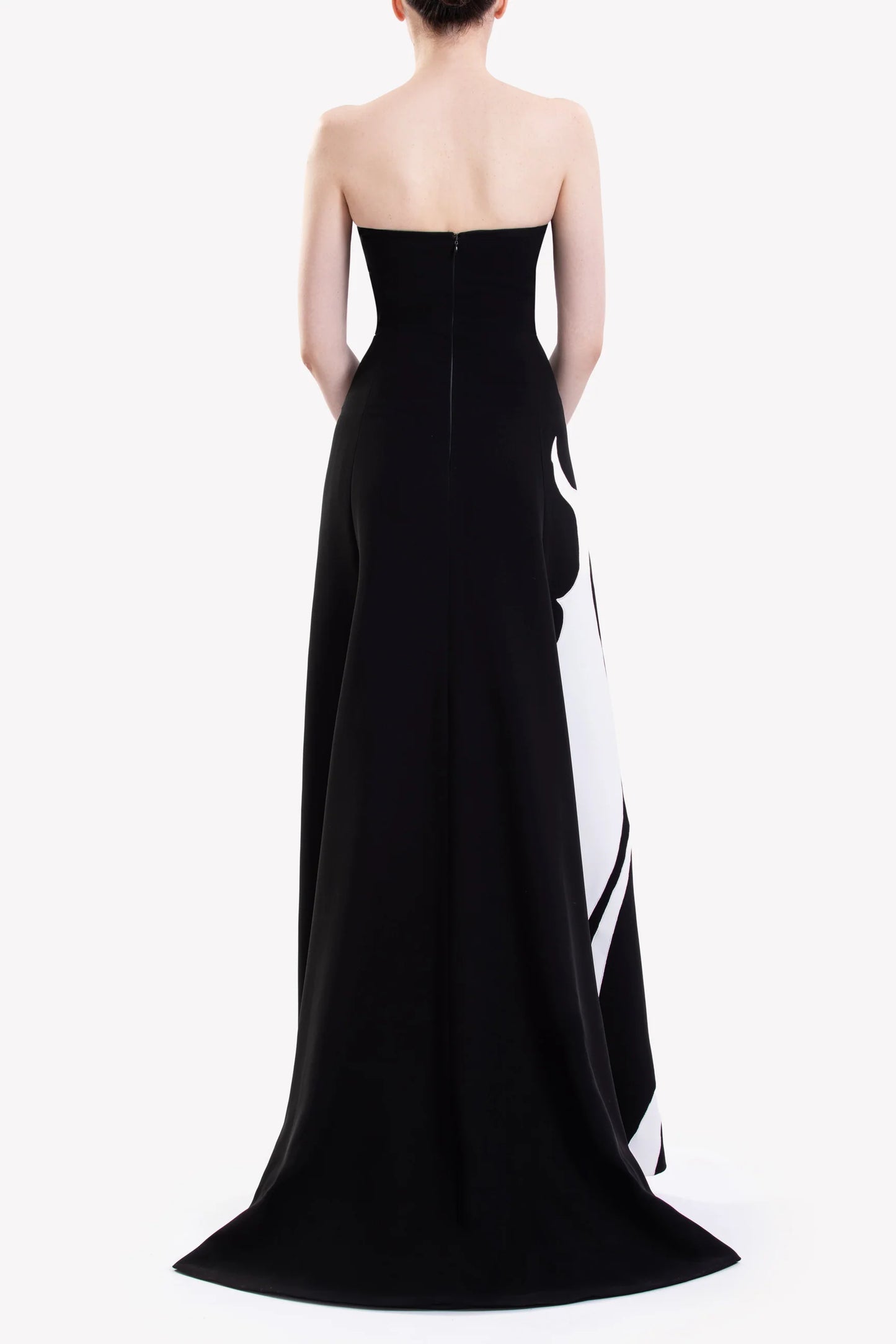 Strapless Embroidered Dress