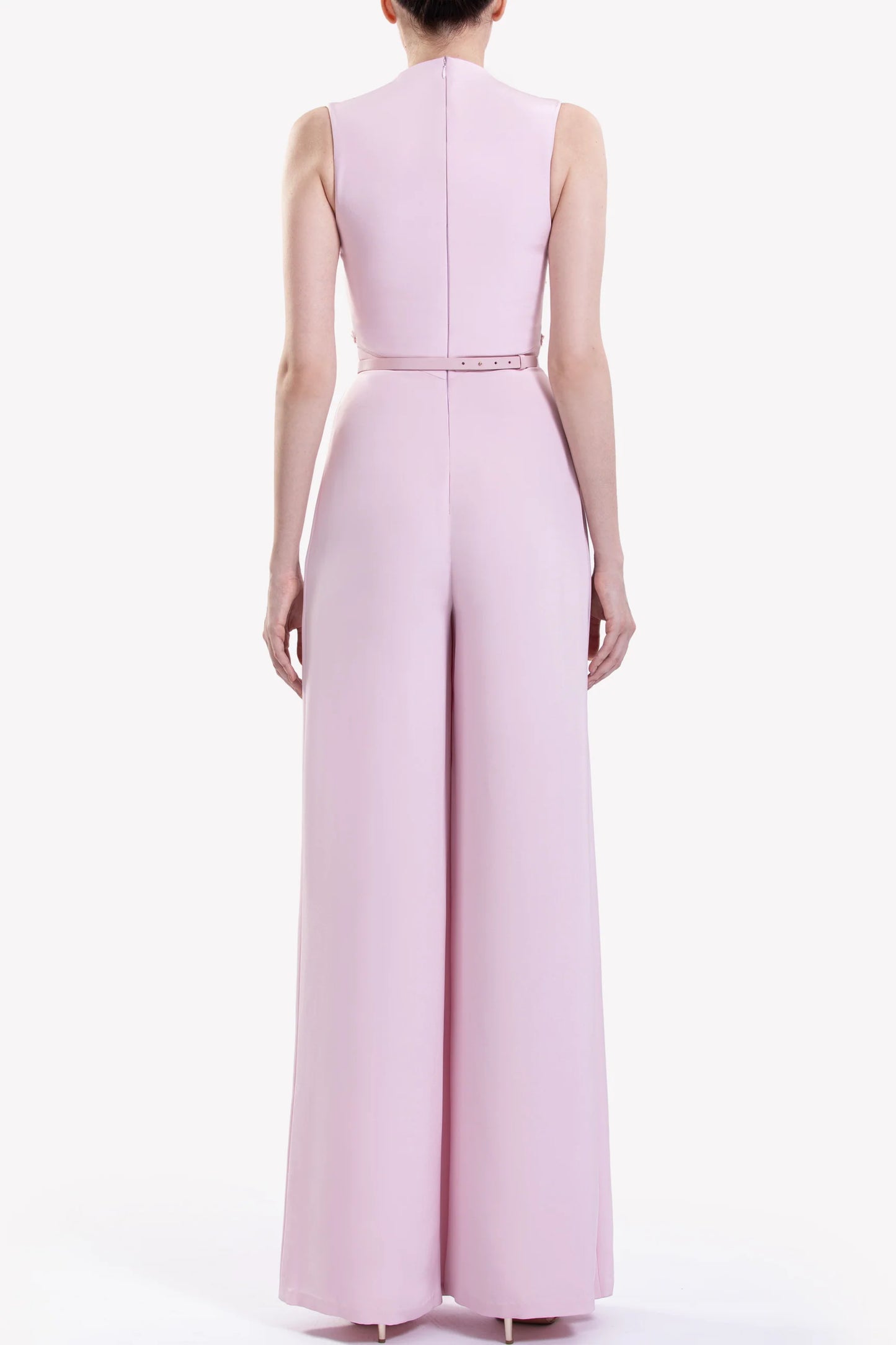 Embellished Crepe Jumpsuit