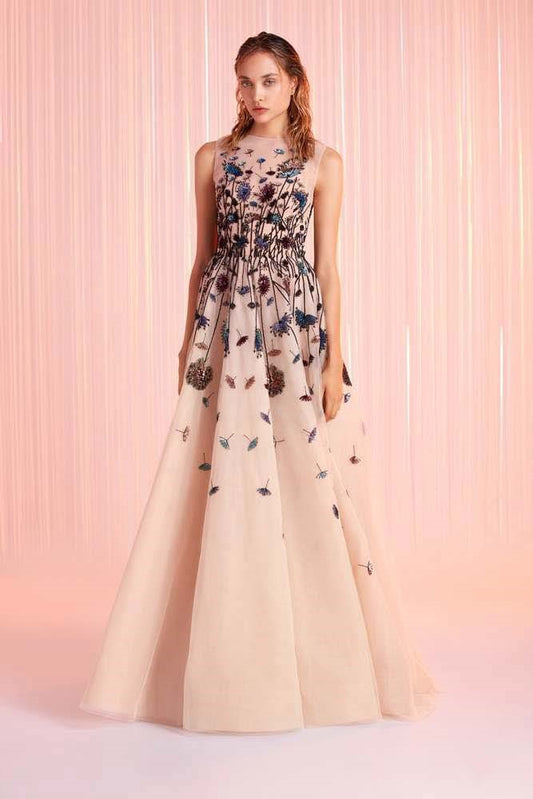 Sleeveless A-Line  Gown