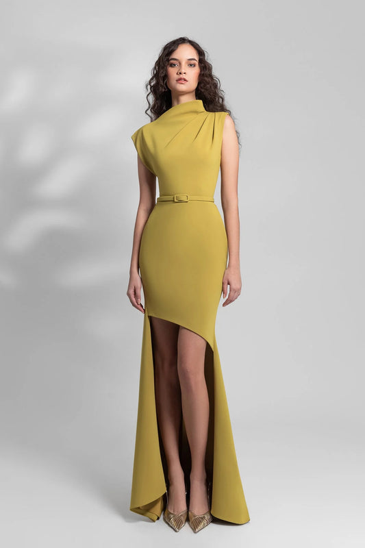 Asymmetrical Fitted Dress