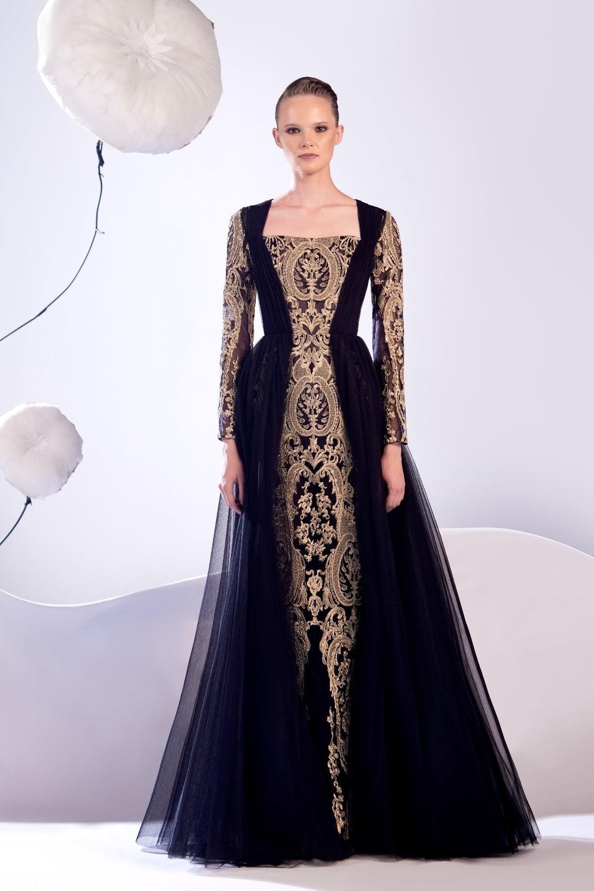 Lace and Tulle Gown