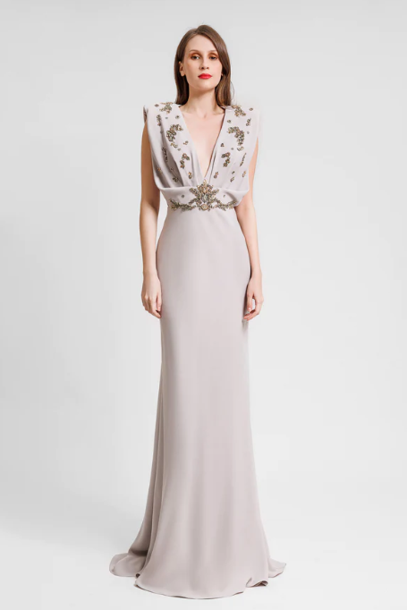 Beaded Bodice Dress