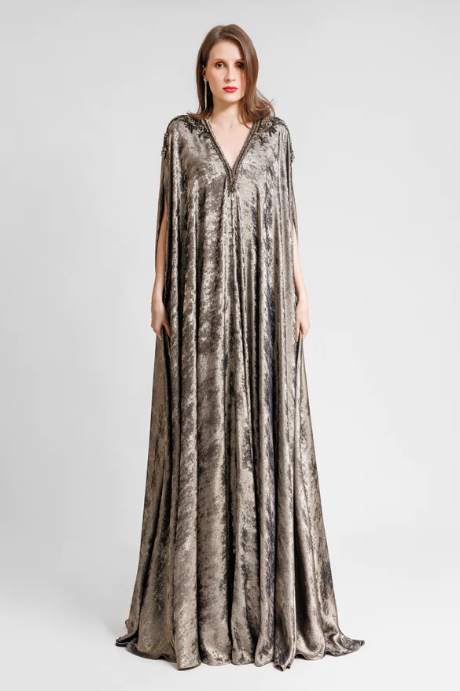 Beaded Shoulder Dress