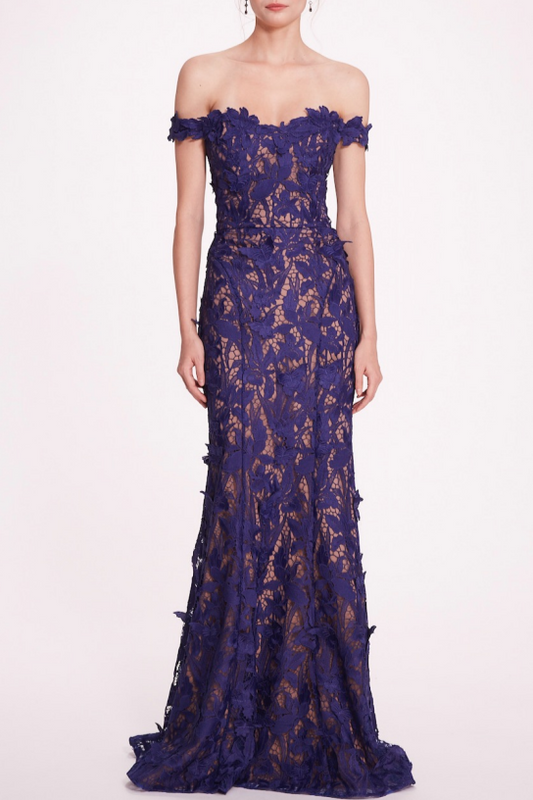 Off-Shoulder Lace Dress