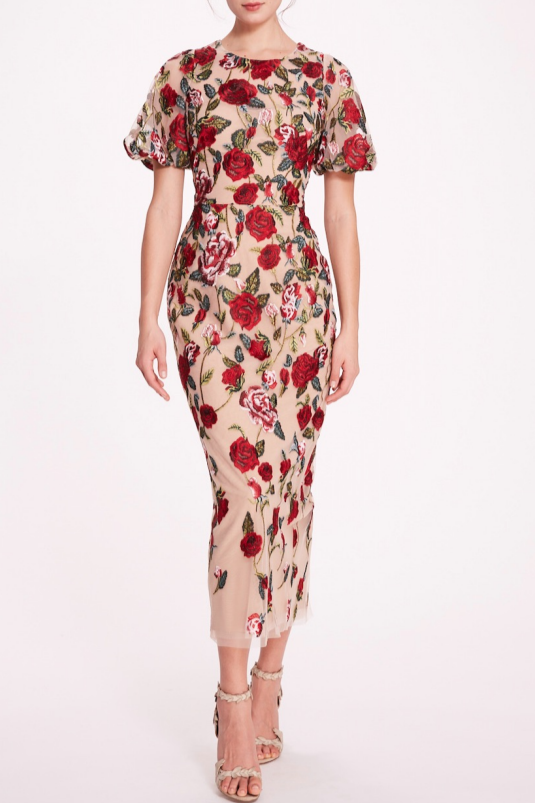 Floral Embroidered Dress