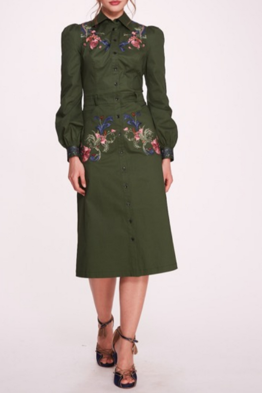 Long Sleeve Midi Shirtdress