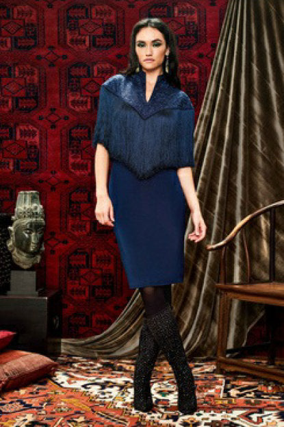 Half Sleeve Cocktail  Dress