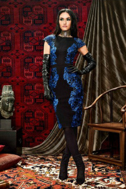 Cap Sleeve Jewel Neck Dress