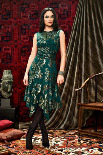 Sleeveless Handkerchief Dress