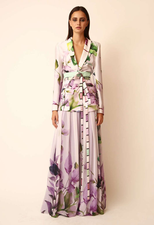Two-Piece Dress with Belt