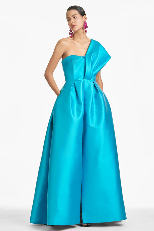 Clarissa Aqua Gown