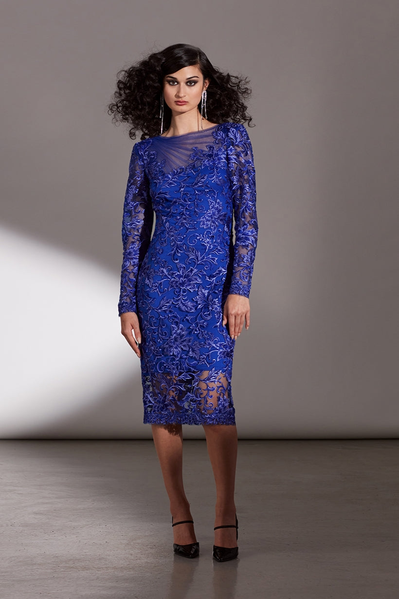 Embroidered Long Sleeve Dress