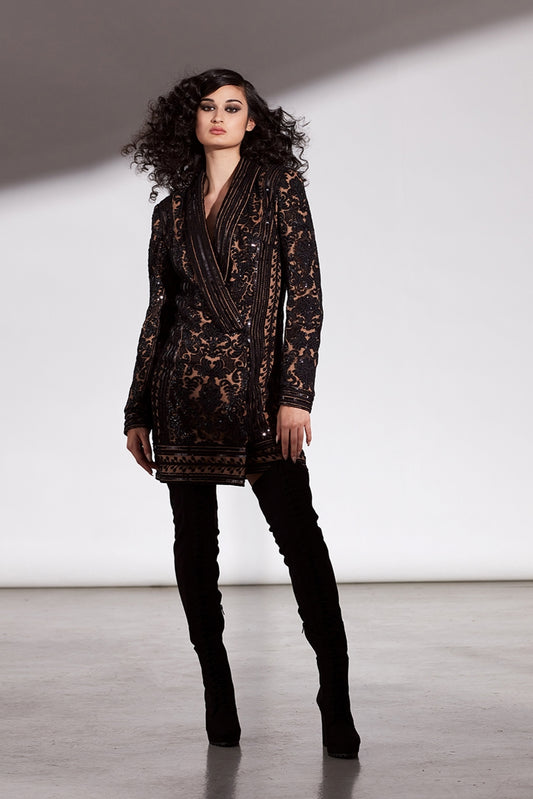 Long Sleeve Wrap Dress