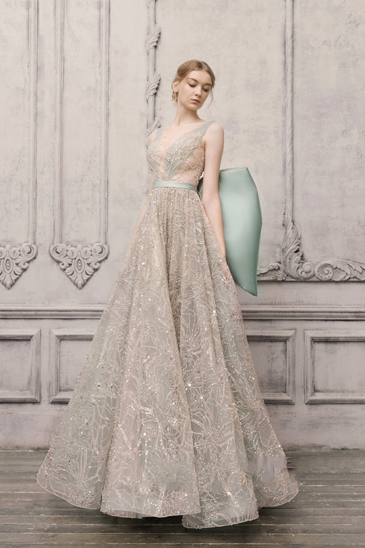 Oversized Back Bow Gown