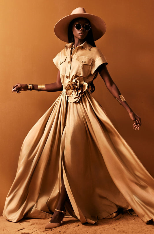 Short Sleeve Shirt Gown