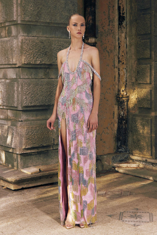 Charleston Embroidered Gown