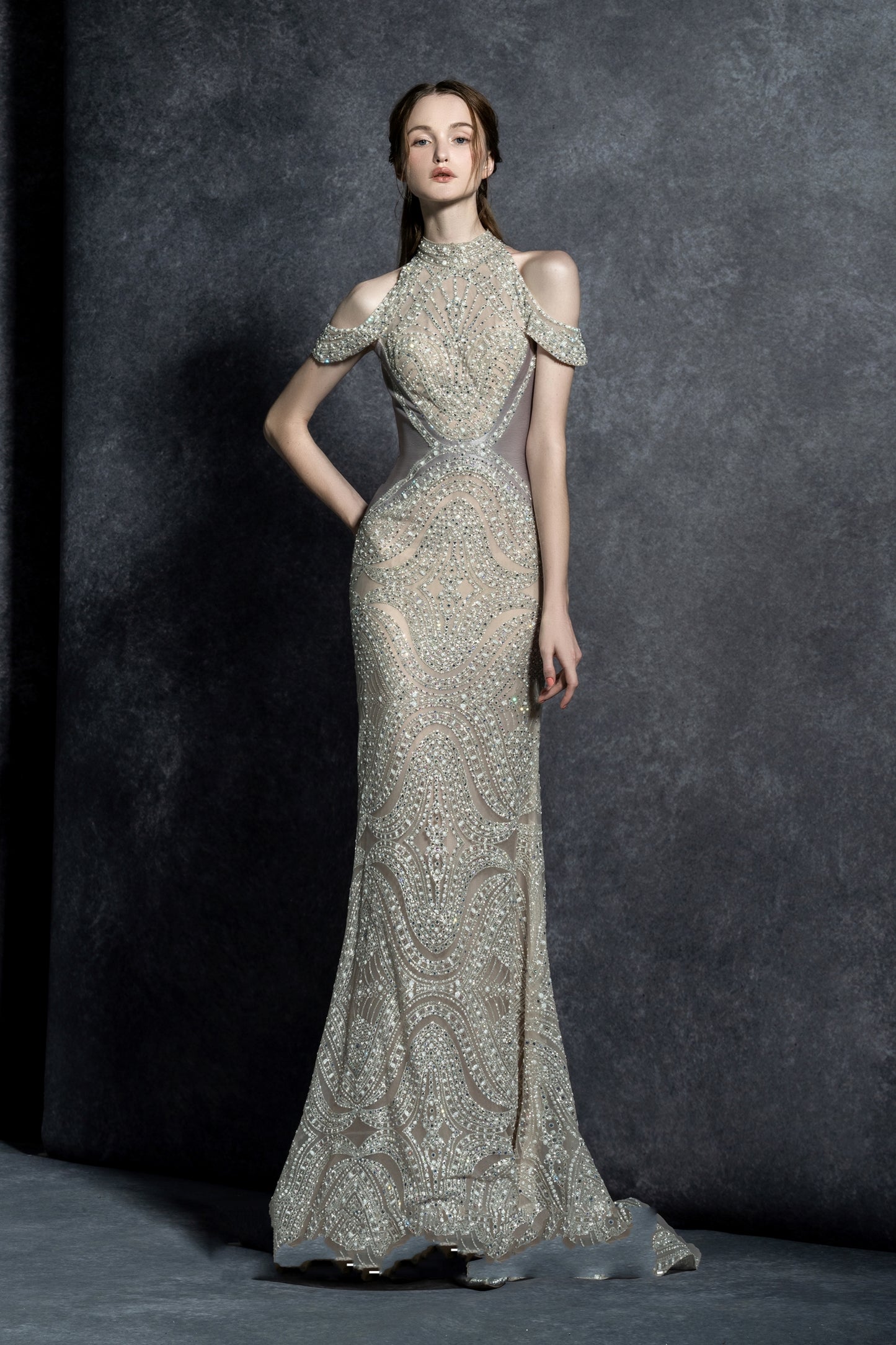 Zora Embellished Gown