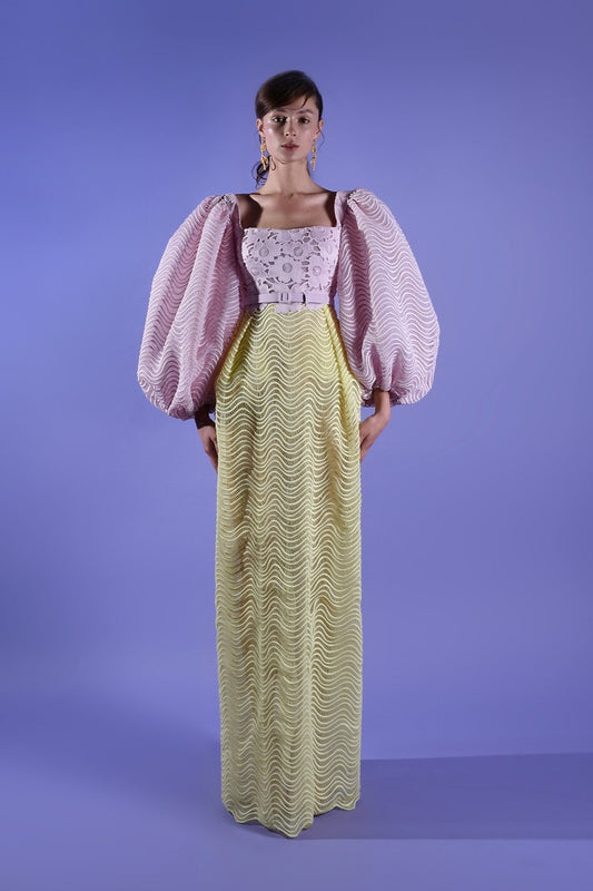 Guipure Gown