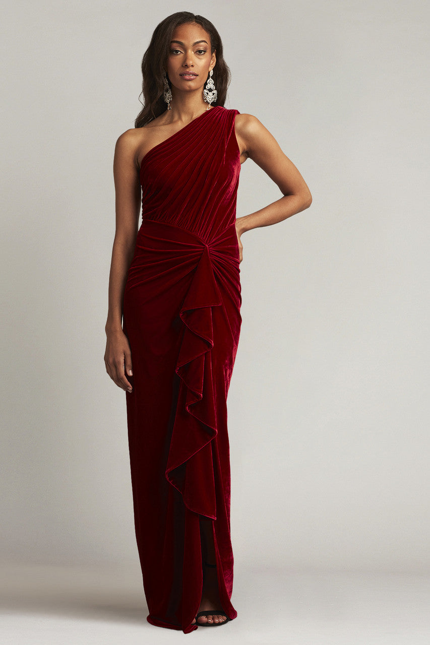 Lotten Waterfall- Drape Gown