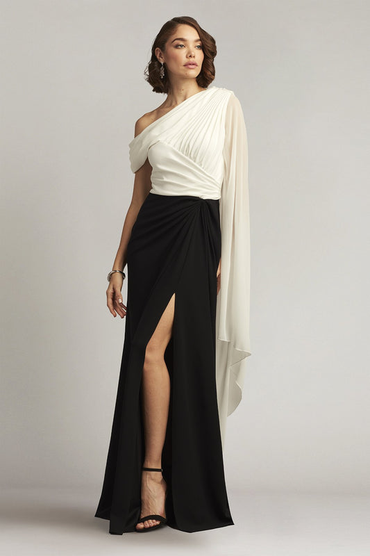 Kellum Cape Sleeve Gown