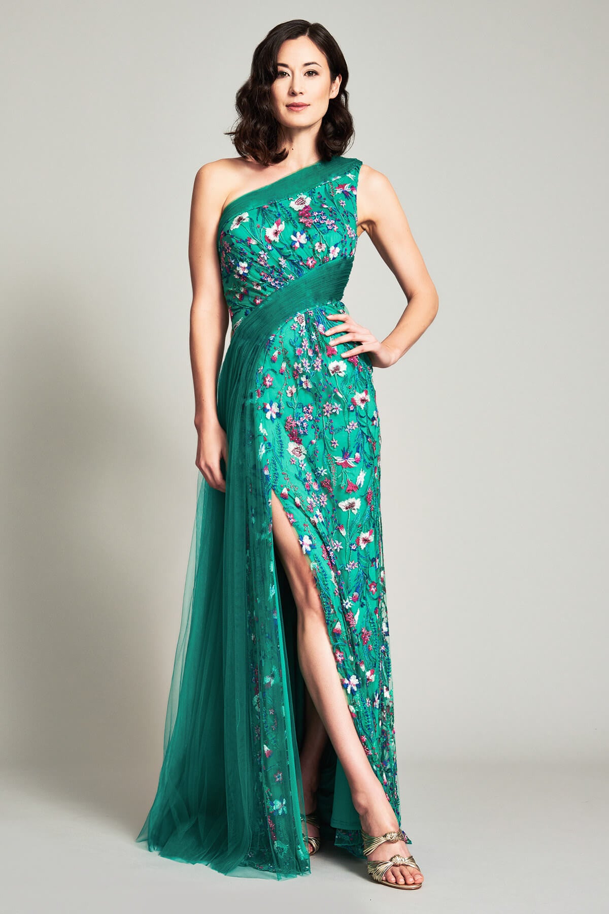 Wakana Wrapped Tulle Gown