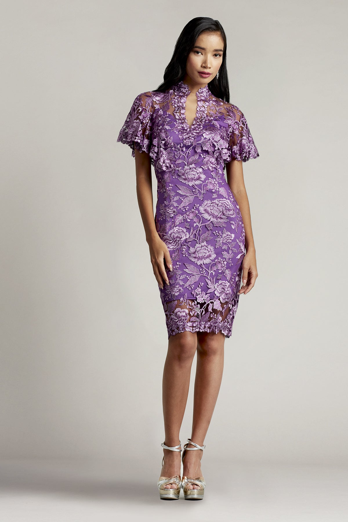 Heizer Butterfly Sleeve Dress