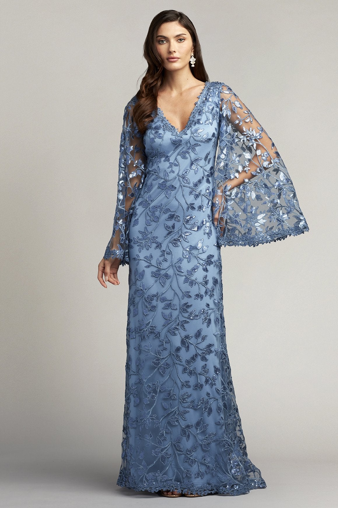 Farley Flared Sleeve Gown