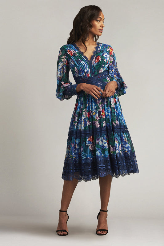 Burstyn Floral Print Dress