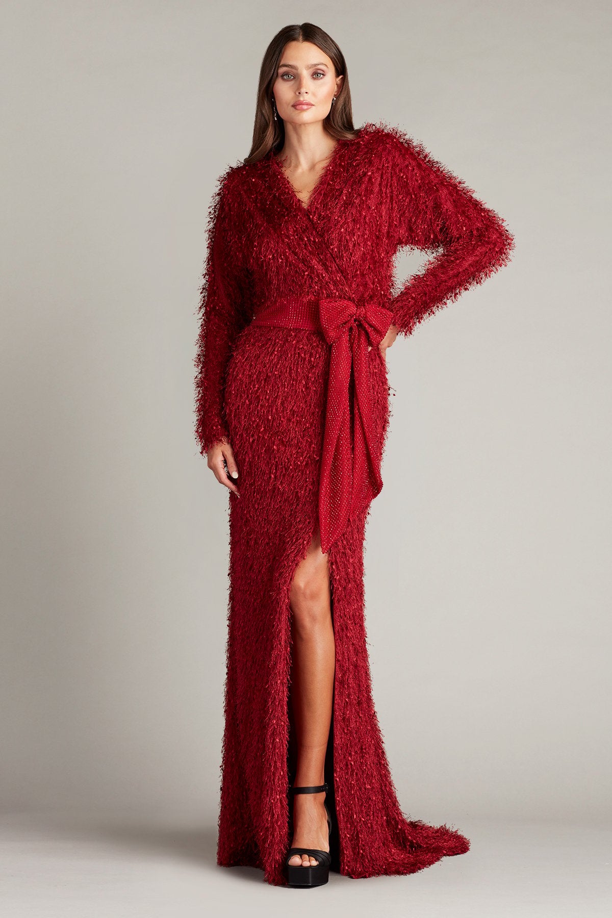 Beya Eyelash Yarn Gown