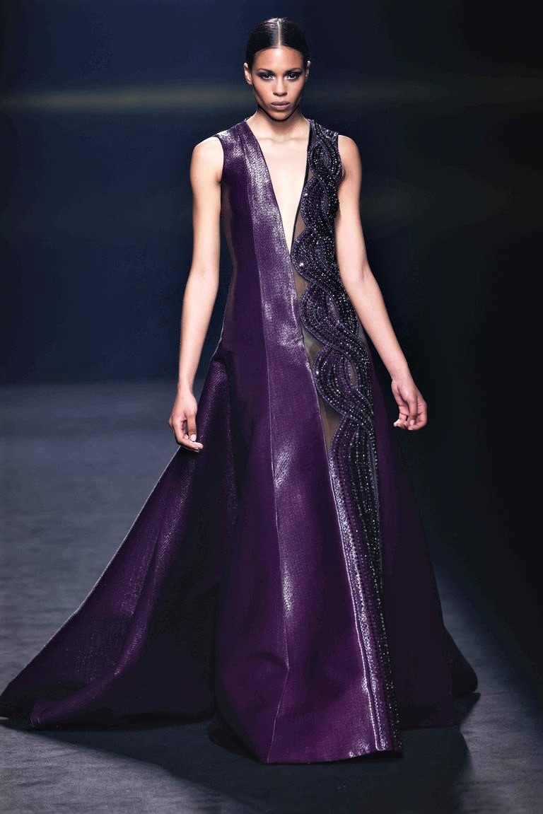 Fanano Dropped Waist Gown