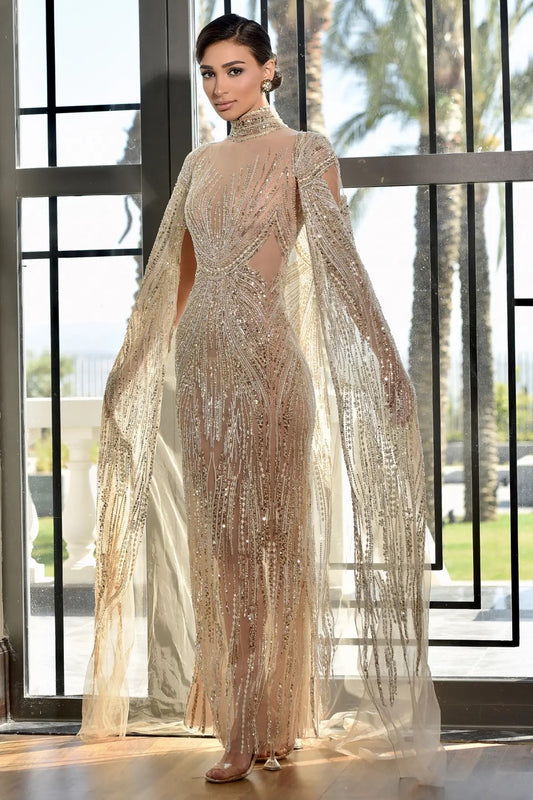 Elizabeth Embroidered Gown